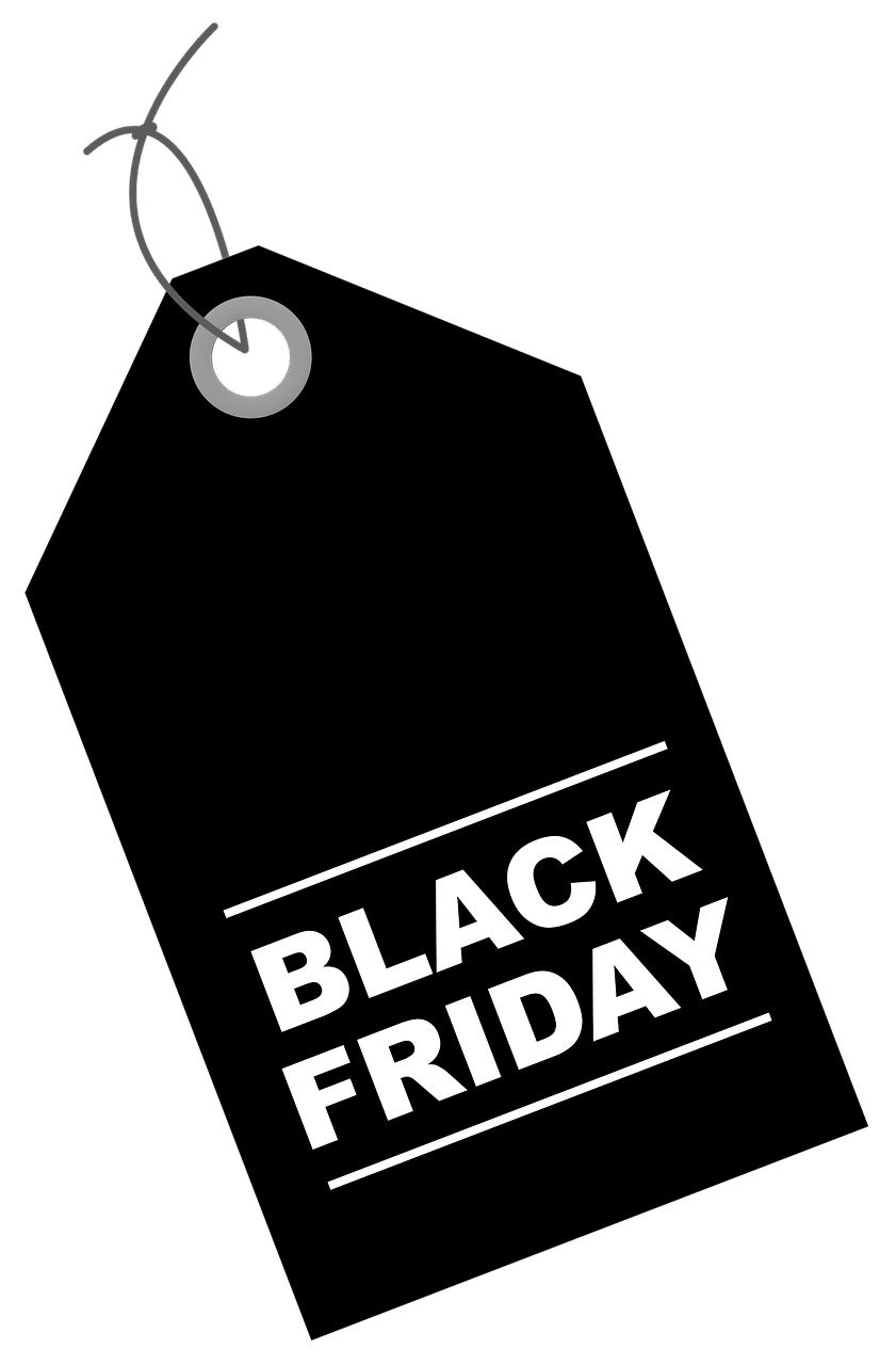 Etikett Black Friday schwarz